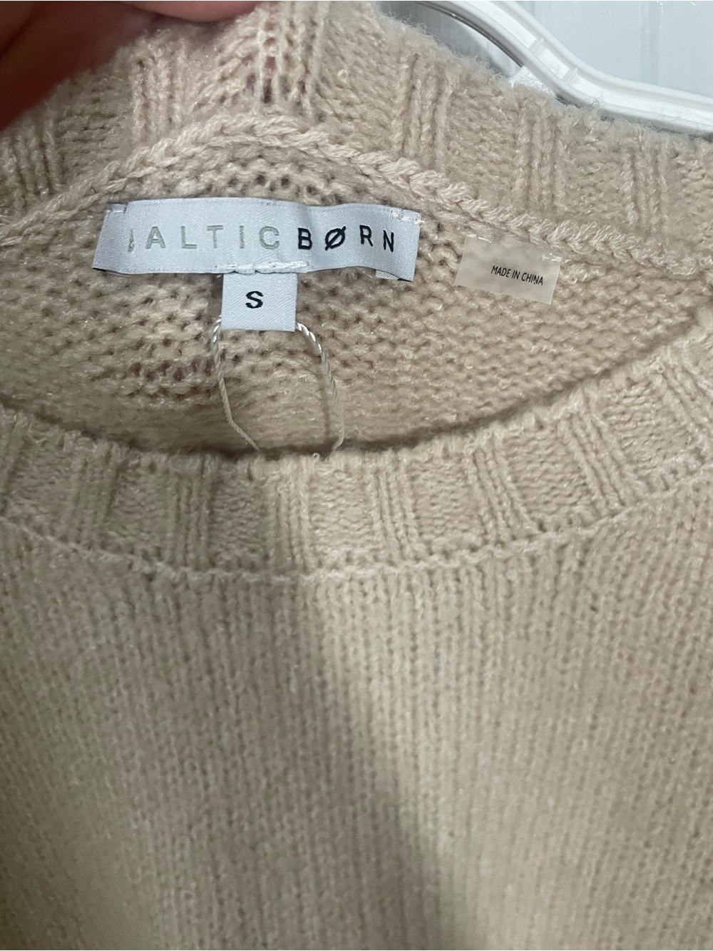 Baltic Born Sweater Pullover Women's Small Colorblock Knit Cabincore New NWT - Picture 4 of 9